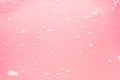 Gentle soft pink slime with gold glitter and shimmer with bubbles texture. Youth trendy abstract background.