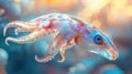Translucent Octopus: A Digital Rendering of a Unique Cephalopod Royalty Free Stock Photo