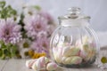 A gentle still-life with sweets. Royalty Free Stock Photo