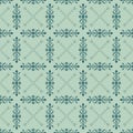Gentle tribal seamless pattern with ethnic elements