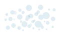 Light Blue Effervescent Bubbles Abstract Background Pattern, vector design Generative AI Royalty Free Stock Photo