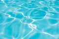 Gentle wave and water surface in swimming pool Royalty Free Stock Photo