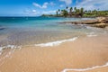 Calm tides at Poipu Beach in Kauai Royalty Free Stock Photo