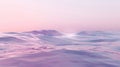 Gentle waves of a pastel ocean reflect the serene beauty of sunset, creating a moment of tranquil splendor Royalty Free Stock Photo