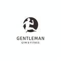 Gentleman, fitness, gym and other sports logos