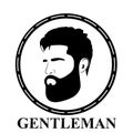 Gentleman icon. icon isolated on white background. Logo Royalty Free Stock Photo