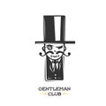 Gentleman logo. Design element. Royalty Free Stock Photo