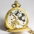 Gentleman's Antique Fob Watch Royalty Free Stock Photo