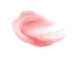 Gently pink strokes and texture of lip gloss or gel lubricant