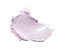 Gently purple texture and strokes of a facial cleansing mask