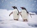 Gentoo Penguins Antarctica Royalty Free Stock Photo