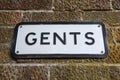 Gents Sign