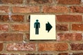 Gents Toilet Sign