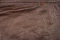 Genuine brown leather texture background Royalty Free Stock Photo