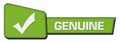 Genuine Green Triangle Tick Mark