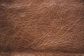 Genuine leather texture background. Dark brown, orange textures for decoration blank. Vintage skin natural suede with design line Royalty Free Stock Photo