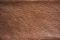 Genuine leather texture background. Dark brown, orange textures for decoration blank. Vintage skin natural suede with design line Royalty Free Stock Photo