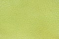 Genuine leather texture, lime, light green color. Modern background, backdrop, substrate, composition with copy space Royalty Free Stock Photo