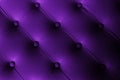 Genuine leather upholstery background for a luxury decoration in purple tones, Deep purple leather luxury sofa background Royalty Free Stock Photo