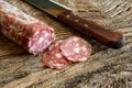 Genuine salami Royalty Free Stock Photo