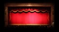 Genuine Stage Drapes inside a Theater