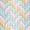 Geo abstract chevron pastel colorful vertical lines background design