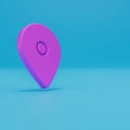 Geo location map pin 3d design illustration