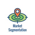 Geo Location Targeting - GPS Positioning and Geolocation Icon Royalty Free Stock Photo