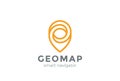 Geo Map Point Location Logo Pin City locator Gps