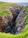 Geo near Southpunds in Mainland, Shetland, Scotland Royalty Free Stock Photo