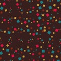 Geo seamless pattern in color