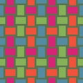 Geo seamless pattern in color, seamless woven wicker texture background