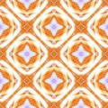 Geo Texture Medallion. Brown, Ochra, Cepia Rug Royalty Free Stock Photo