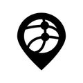 GeoAnalytics icon. Trendy GeoAnalytics logo concept on white background from Maps and Locations collection