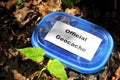 Geocache Royalty Free Stock Photo