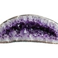 Purple amethyst crystals SiO , characterized by their pointed terminations Royalty Free Stock Photo