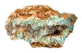 geode of Pyrophyllite stone isolated