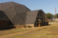 Geodesic Building Located in Rural East Texas Royalty Free Stock Photo