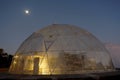 Geodesic dome in Asia. Royalty Free Stock Photo