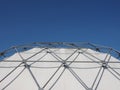 geodesic exoskeleton tensile dome structure Royalty Free Stock Photo