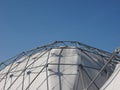 geodesic exoskeleton tensile dome structure Royalty Free Stock Photo