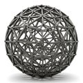 Geodesic Sphere Structure Royalty Free Stock Photo
