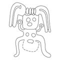 Geoglyph of the humanoid from Nazca
