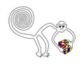 Geoglyph of the Monkey with puzzle