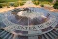 Geographic Center of the Nation Monument Royalty Free Stock Photo