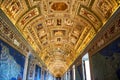VATICAN CITY, VATICAN: interiors and architectural details of the Vatican museum. Rome, Italy.