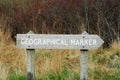 Geographical marker Royalty Free Stock Photo