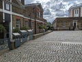 The historic prime meridian at Greenwich Royal Observatory in London, England