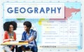 Geography Map World Climate Details Concept Royalty Free Stock Photo