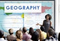 Geography Map World Climate Details Concept Royalty Free Stock Photo